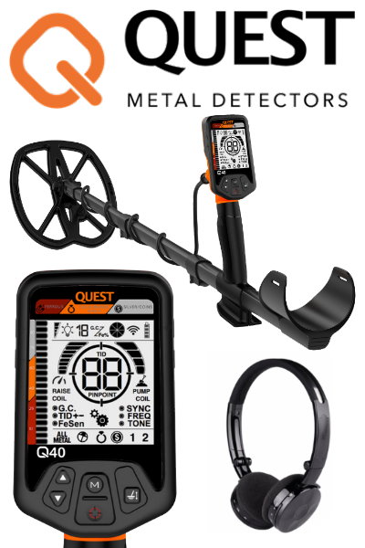 Metalldetektor Quest Q40